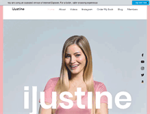 Tablet Screenshot of ijustine.com